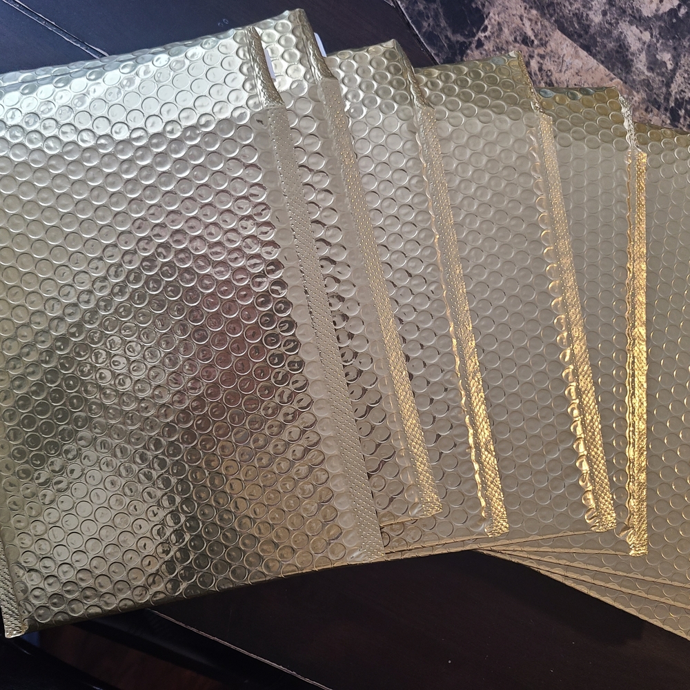Gold Bubble Mailers